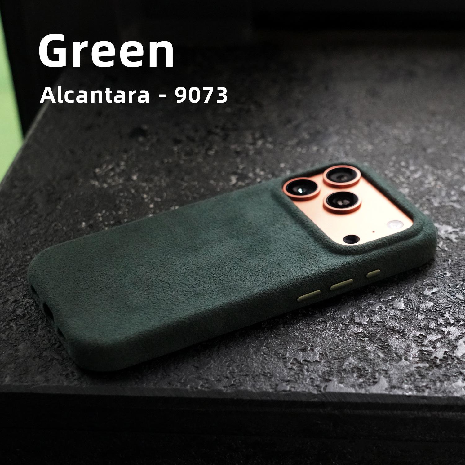 Roku darbs ALCANTARA maciņš priekš IPhone