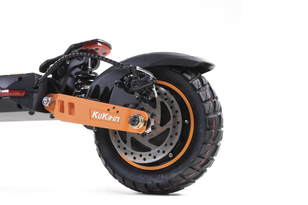 KuKirin Elektrická koloběžka G2 MAX 1000W, 48V 20,8Ah baterie, dojezd 80 km, 10" terénní pneumatiky, dvojité kotoučové brzdy, skládací design