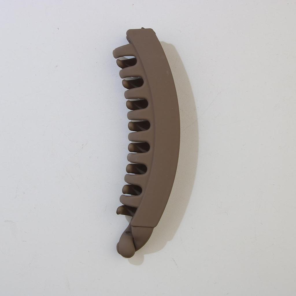 Grande Pince Banane Minimaliste Givrée pour Cheveux Épais - Pince à Queue de Cheval Verticale Antidérapante, Accessoire pour Cheveux pour Femmes