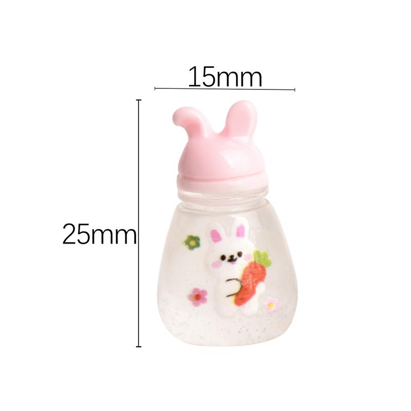 5Pcs Dollhouse Simulation Cartoon Mini Water Cup Model Home Desktop Ornament Doll House Micro Scene Decor Props