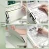 Durable A4 Vertical Clipboard with Writing Pad and Thickened Clips
