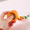 12pcs Wood Animal Giraffe Figurine Push Up Toy Dancing Animal Finger Puppet