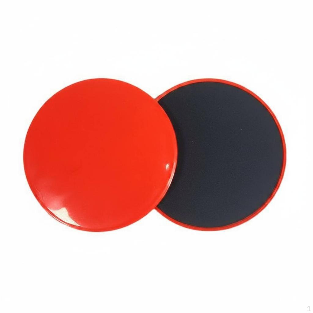 2 Pieces Pilates Sliders LowCore Strengthening Sliding Discs Portable Exercise for Home Gym,