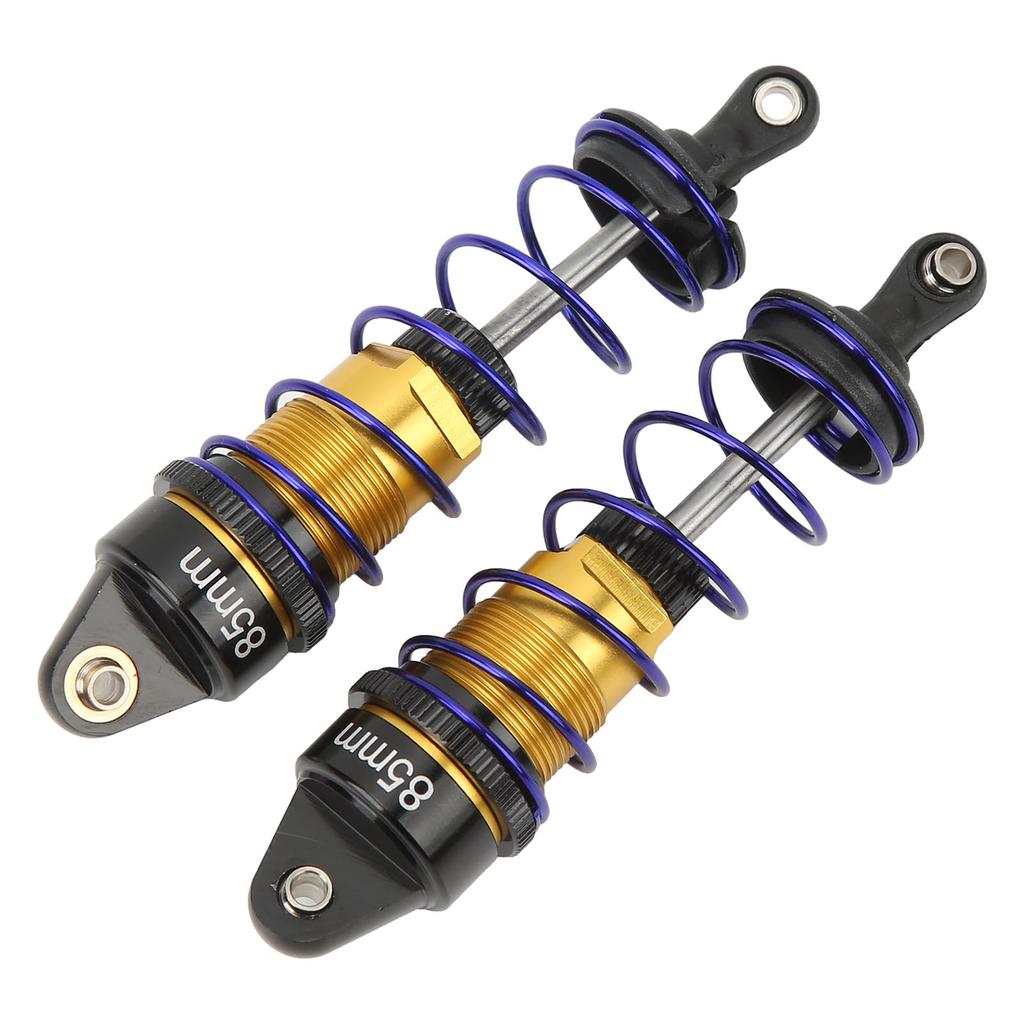 2Pcs RC Car Shock Absorber Adjustable Aluminum Alloy Rust Prevention RC Car Spring Damper for 110