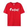Fa La To The Power Luxury Designer Funny Shirt EU SIZE Graphic Tees Unisex Anime T Shirts Punk Style