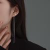 Banyan Tree S925 Silver Long Earrings for Women - Square Design, 2022 Fashion for Round Faces