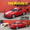 1/64 Skala Ford Mustang GT Leke Bil Modell CCA MSZ 1:64 Støpte Miniatyr Frie Hjul Samling Egnet for Hot Wheels Gave Barn