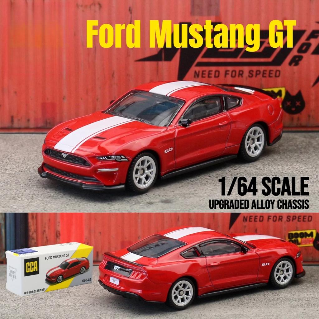 1/64 Skala Ford Mustang GT Leke Bil Modell CCA MSZ 1:64 Støpte Miniatyr Frie Hjul Samling Egnet for Hot Wheels Gave Barn