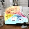 Customizable Kpop Team7 Throw Blanket – Personalized Name, All-Season Cozy Snug Blanket, Machine Washable, Personalized Blanket