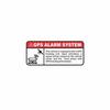 Anti-Theft GPS Alarm Warning Decal, Durable Vinyl Security Sticker, Universal Car Exterior Protective Decor Accessories