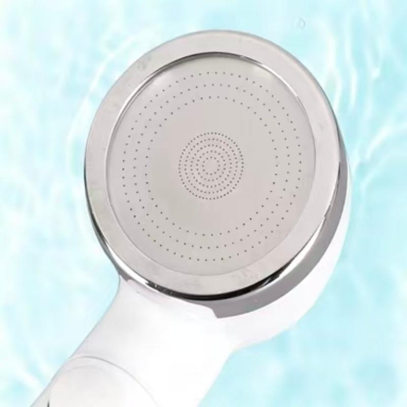 Handheld Shower Head ABS Electroplated Light Luxury Adjustable Massage Rainfall Shampoo Spray High Pressure Handheld Shower Head
