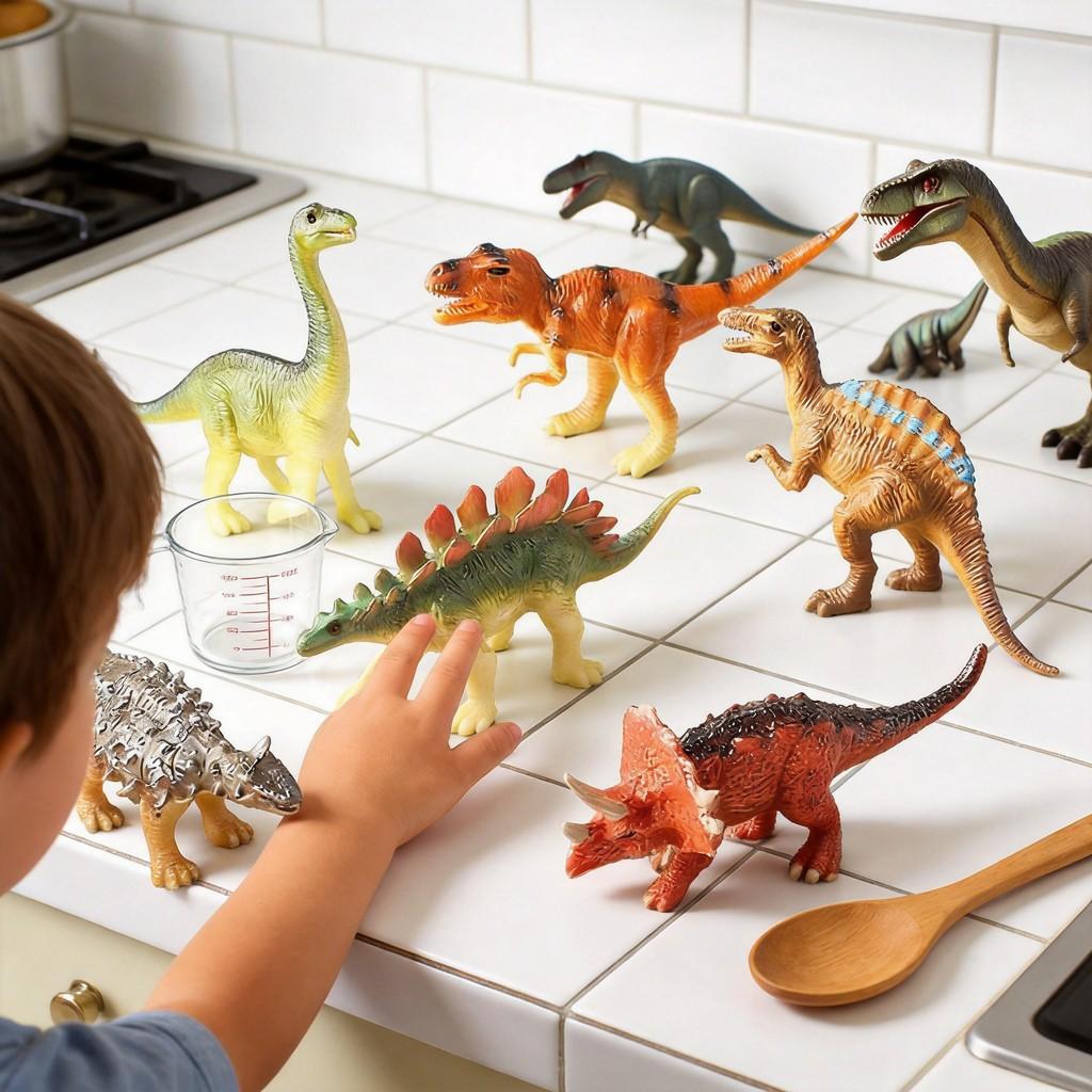 Mini Dinosaur Model Set Plastic For Kids Educational Collection