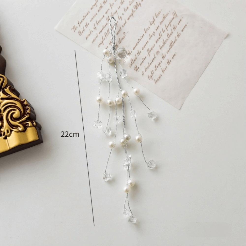 New Ice Crystal Snowflake Christmas Tree Pendant Clear Hanging Christmas Ornament Acrylic Christmas Decoration Party Supplies