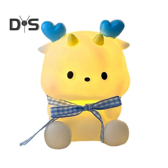 Bär Nachtlicht Niedliche Silikonlampe Sanftes Leuchten Flimmerfrei Batteriebetriebene Cartoon LED Nachttischlampe Raumdekoration