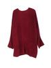 Women's Fashion Plush Zipper Long Sleeve Stitching Warm Sweater Tops Coat Winter