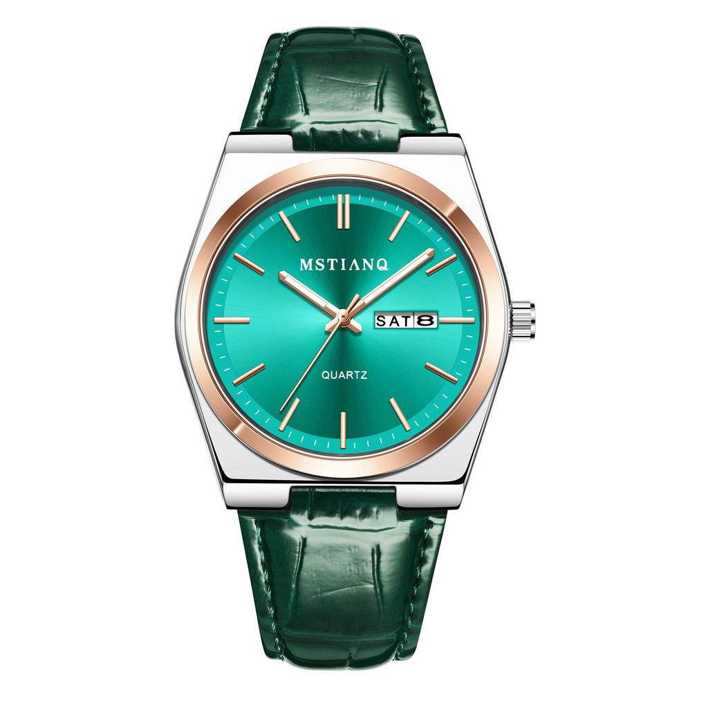 Business Trend Watch Men'S Belt Scale Simple Versatile Luminous High Value Fashion Casual Quartz Watch Men