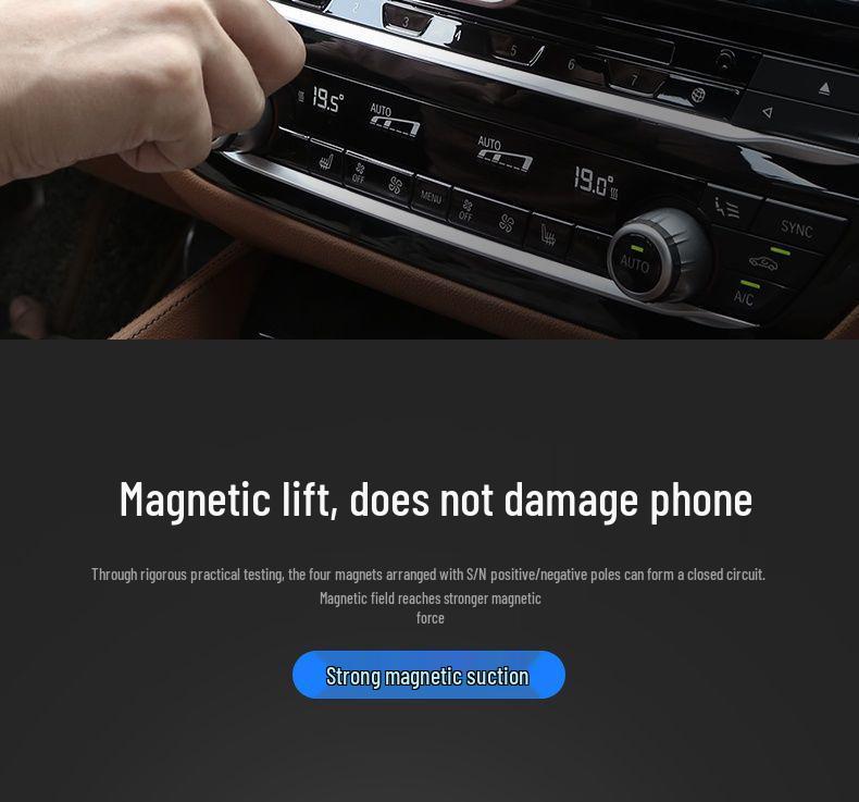 360° Rotating Magnetic Car Phone Holder for Air Vent & Dashboard