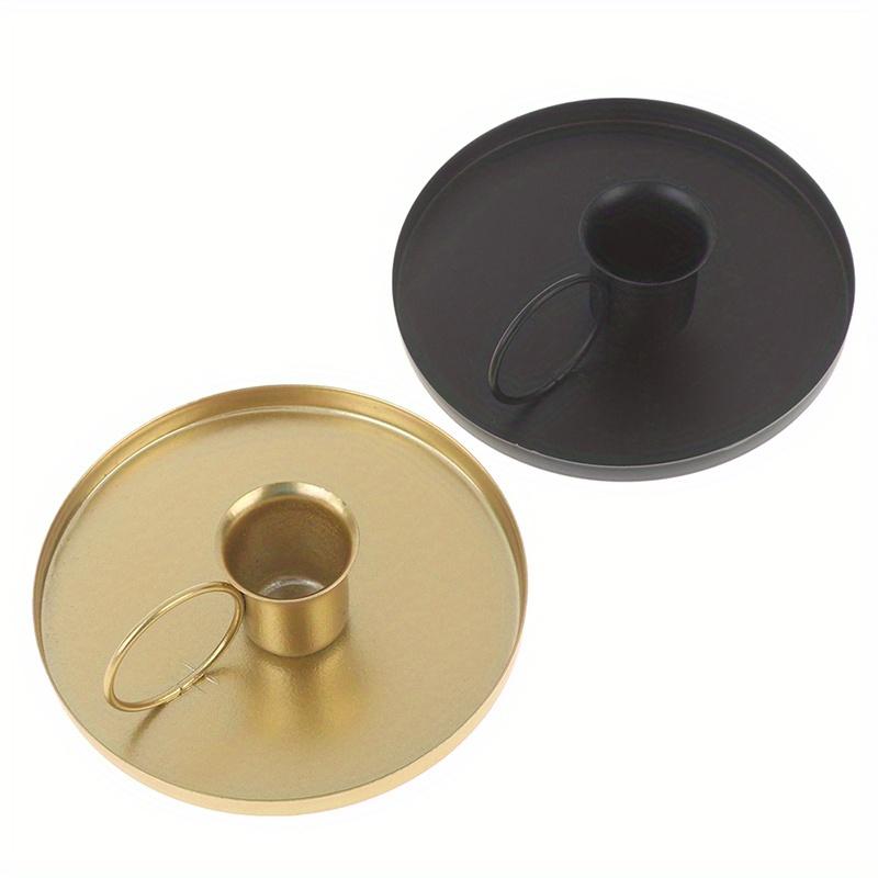 1pc Vintage Metal Iron Candlesticks Candle Holders Home Desktop Decoration Ornaments Wedding Party Festival Candelabra