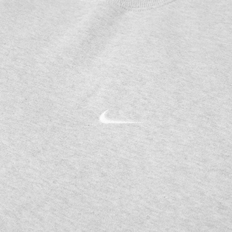 Nike Embroidered Logo Crew Neck Sweatshirt Men Tops Grey CV0554-050