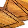 Organic Acacia Wood Chopping Cutting Butcher Block Board for Kitchen, Cheese, Meat, Vegetables, Fruit and Salad (Santa Board 14"L X 12"W)