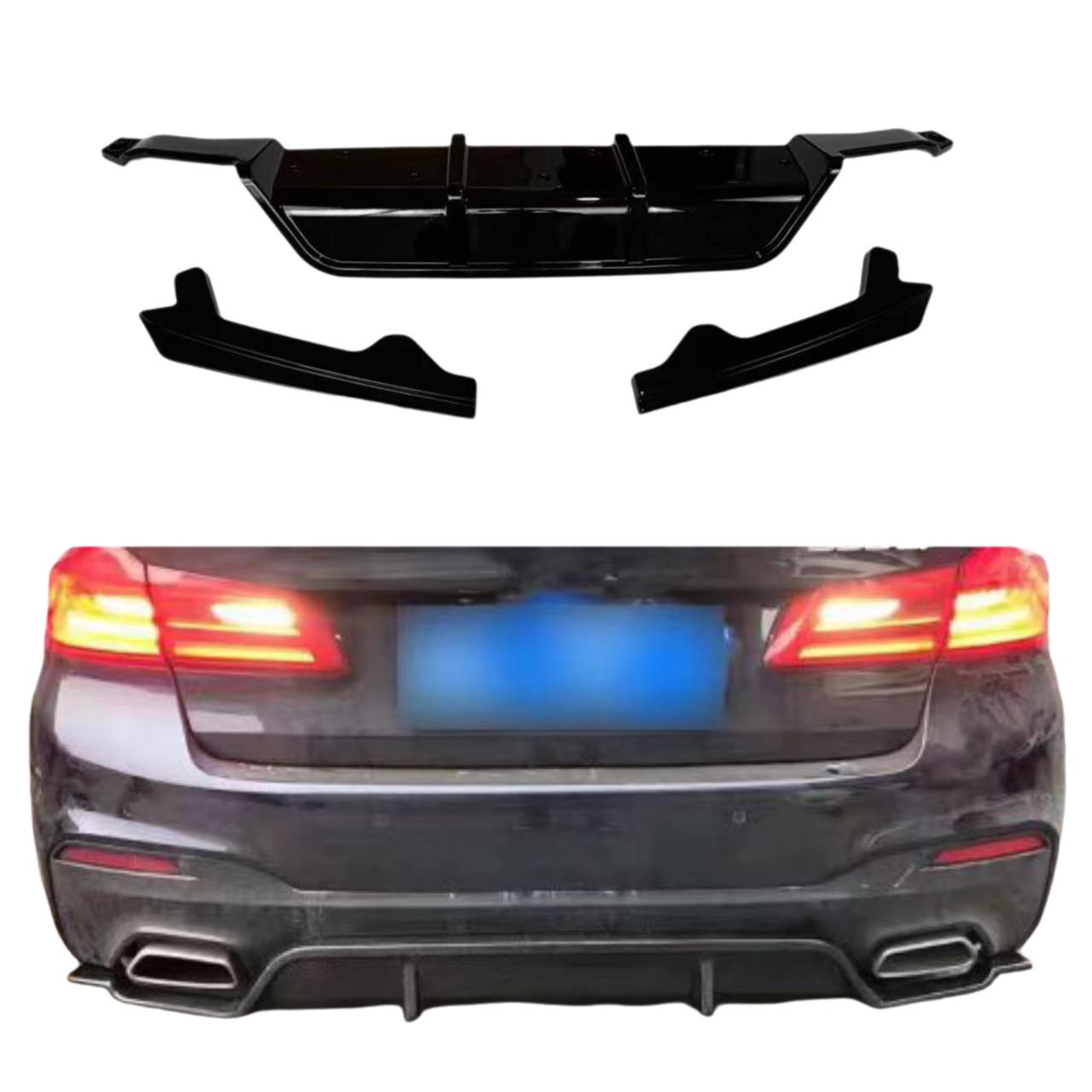 

BMW 5 Series G30 Rear Bumper Diffuser Kit (2016-2023) Gloss Black