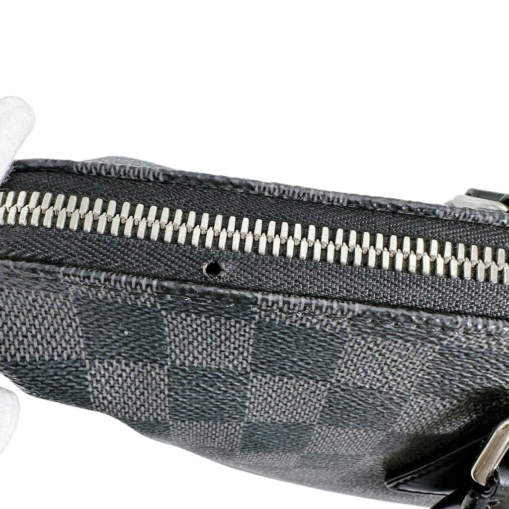 LOUIS VUITTON Damier Porte Documan Jules Business bag black mens N48224 Used