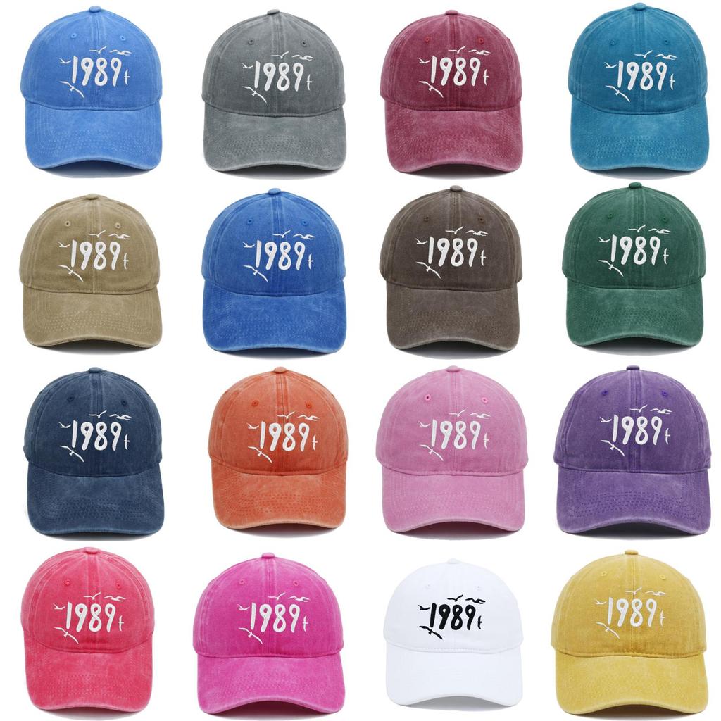 Taylor Swift Cotton Embroidered Baseball Cap With Sunshade For Casual Wear