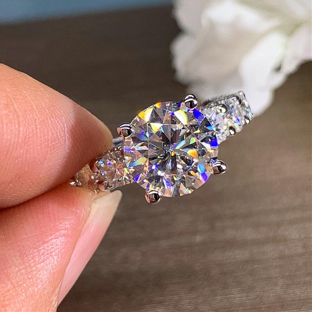 

Новые полностью мощеные круглые кольца с кубическим цирконием, кольца обещания вечности, роскошные обручальные кольца, аксессуар для женщин, модные ювелирные изделия 10