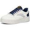 Anta Lifestyle Series Biscuit Shoes Durable Breathable Low Top Skate Shoes Men Sneaker White Gray Blue 912358005-4