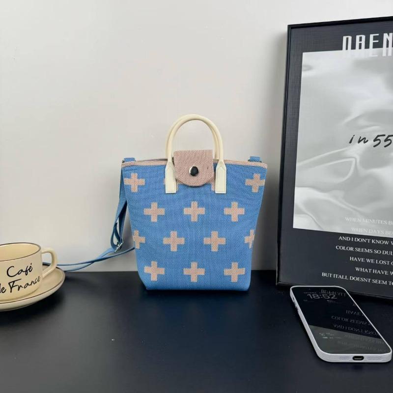 New knitted mobile phone bag, high-end handbag, women's messenger bag, adjustable versatile, convenient and large-capacity bag