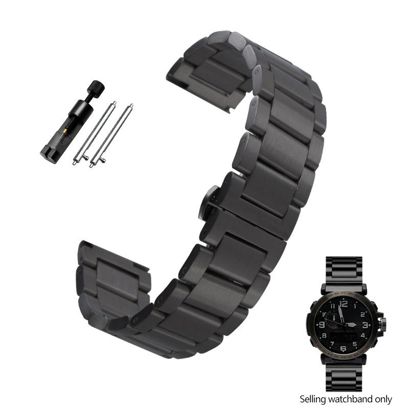 

Для Casio PRW-6600Y PRW-6600 PRG-600 PRG-650 PRG-600YB-3 Серия для альпинизма и спорта Ремешок из нержавеющей стали Быстросъемный 24 мм 24mm чёрный