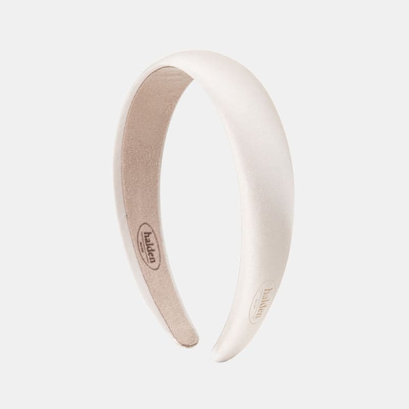 

Холден Тисненый Логотип Сатиновая Повязка для Волос (H001_слоновая кость) ivory