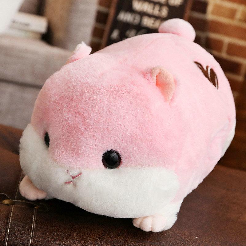 50-120cm New Doll Hamster Plush Toy Soft Stuffed Animals Pillow Girls Birthday Gifts Winter Hand Warm