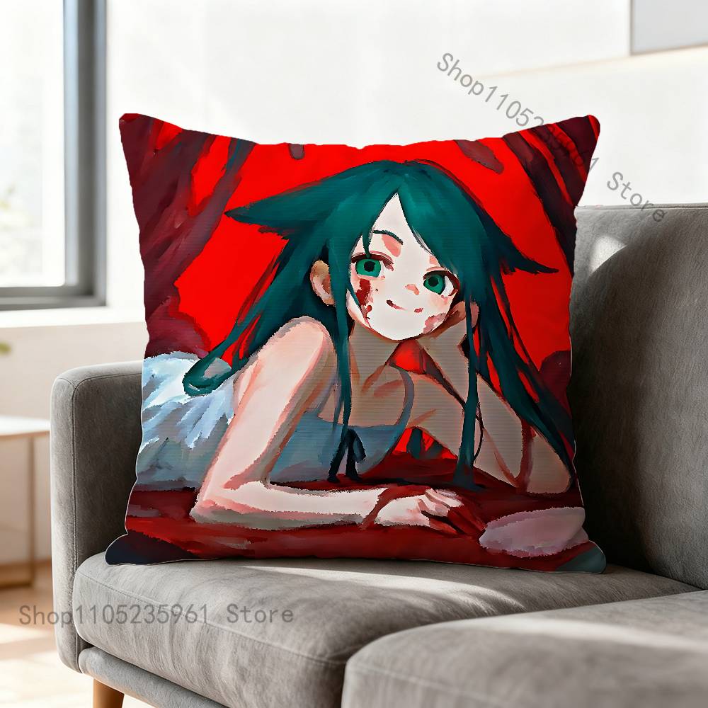 Saya No Uta The SSong of SSaya Pillowcase for Sofa Room Office Decor Printing Protector Cushion Cover Valentine gift Custom
