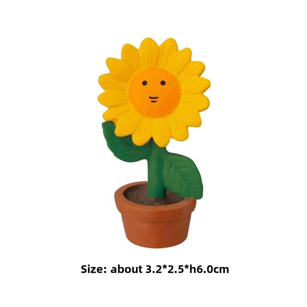 

Sunflower Cat Resin Figurine For Desk Decor Collectors Gift Style C