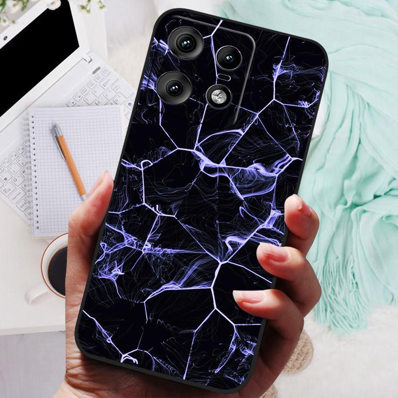 Etui na Moto Edge 50 Pro Luksusowe Zwierzęta Silikonowy Tylny Pokrowiec na Telefon Do Motorola Edge 50 Pro 5G Etui Ochronna Obudowa Edge50 pro