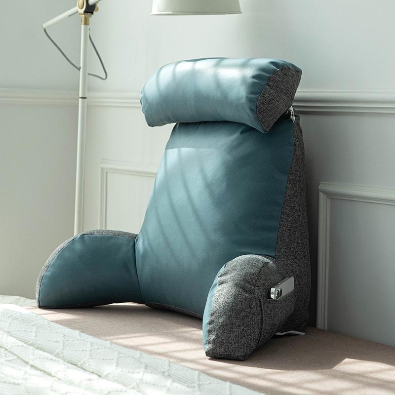Bedside Soft Pack Backrest Cushion - Neck, Reading, and Lumbar Support Pillow