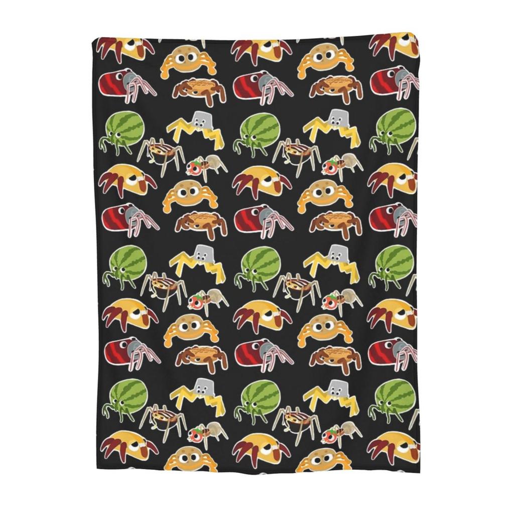 Bugsnax Bug Pack Fan Art Art von Käferdecke Flanell Leichte Überwurfdecken für Zuhause Schlafzimmer Büro Überwürfe Tagesdecke Steppdecke