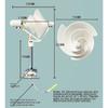 Archimedes Spiral Rose Wind Turbine Generator 1-10W 1-12V, Micro DIY Power for Science Experiments & LED Lights