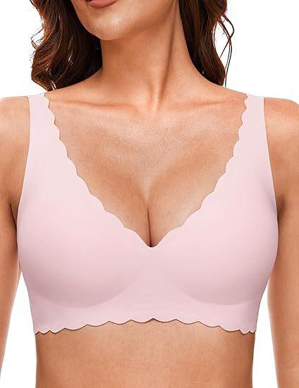 Fashion Wave Smooth Traceless Bra Gathering Comfortable Anti-sagging No Steel Rim Large Size Underwear Women