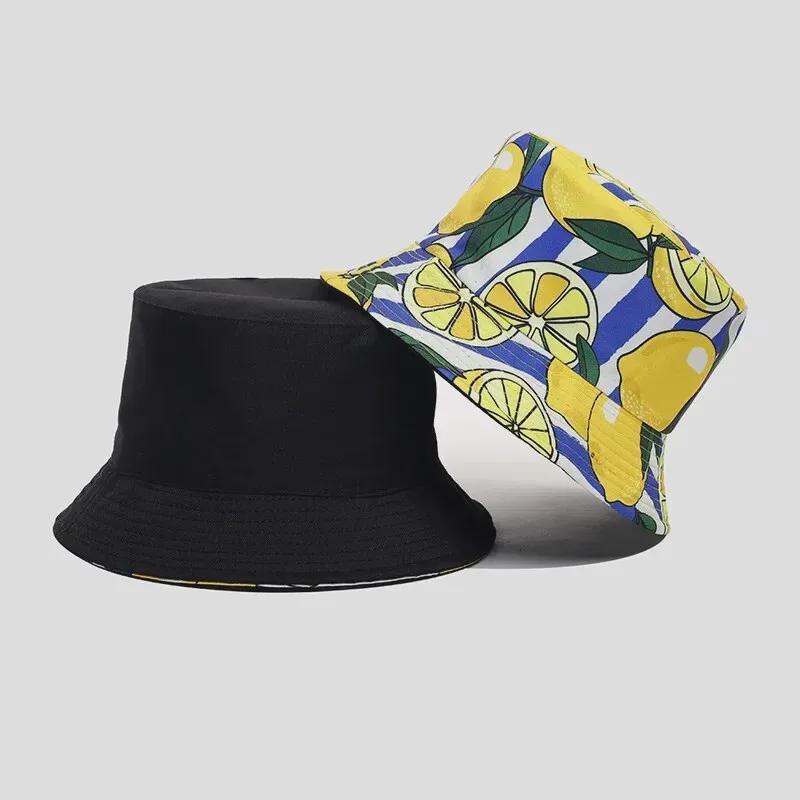 Unisex-Sonnenhut mit Fruchtmuster für Freizeitaktivitäten im Freien und Sommerreisen