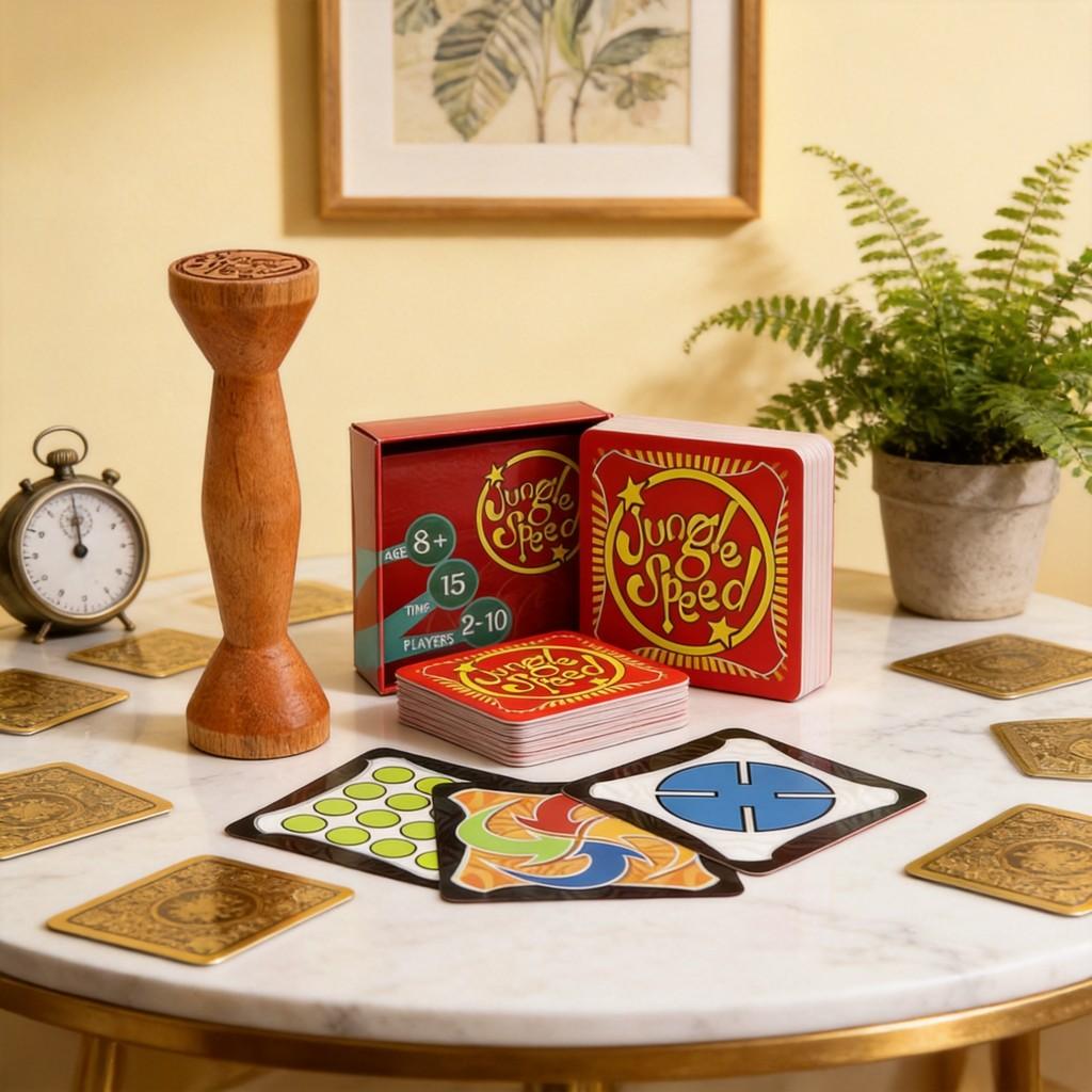 Jungle Speed Hra Balíček s pravidly v obou jazycích pro rodinné a párty hry