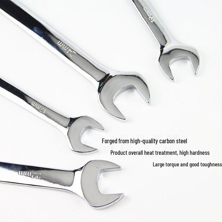 Thickened Multifunctional Wrench Set: Combination, Open-End, Box-End, and Fixed Wrenches for Auto Repair