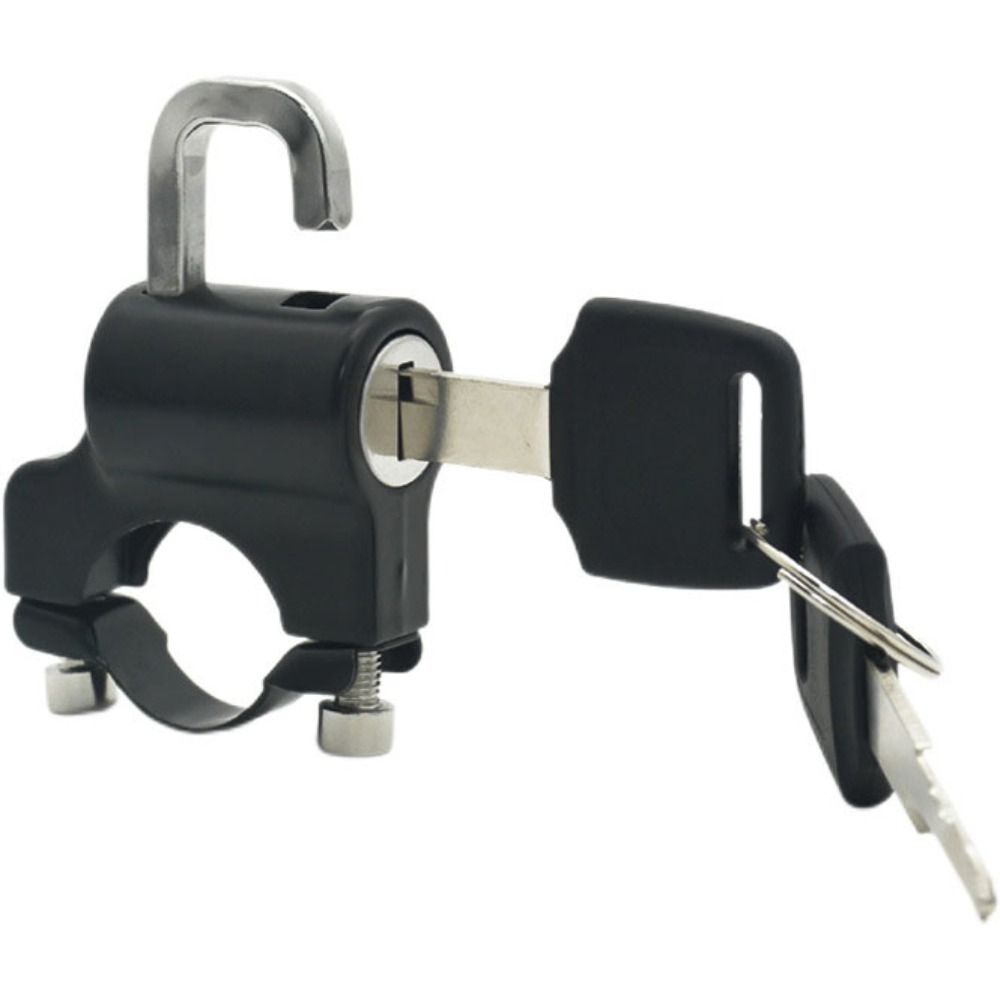 Multifunctional Handlebar Helmet Lock Safety Fixed Electric Motorcycle  Bicycle Accessories