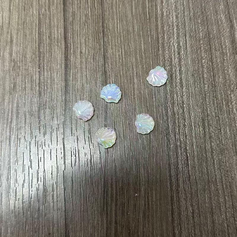 Iridescent Acrylic Seashell Mermaid Beads - DIY Jewelry Semi-Finished Accessories