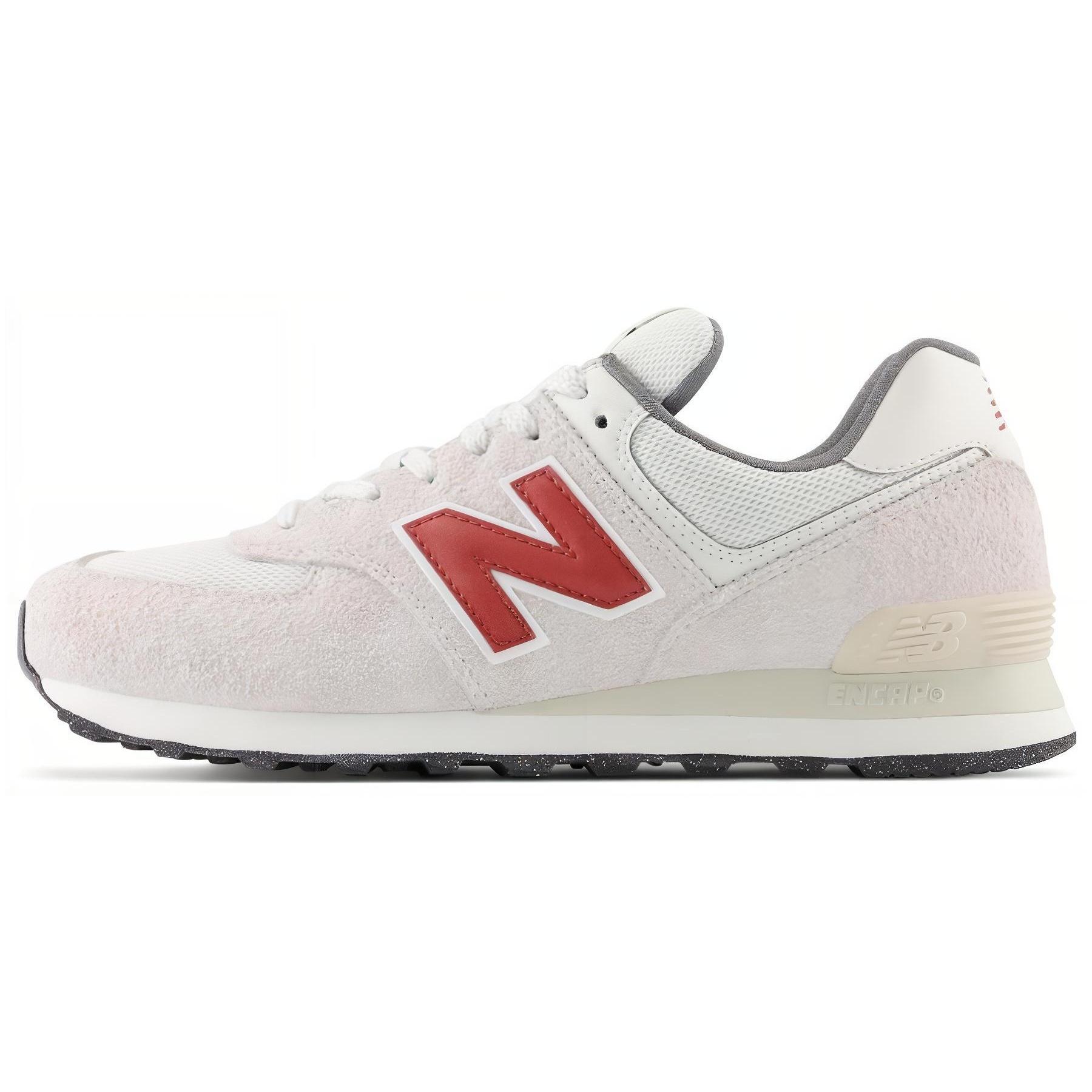 New Balance 574  White Red  Men s U574SOR EU 43