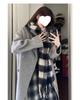 Oatmeal Woolen Coat - Women's Loose Mid-Length Korean Style Outerwear for Fall/Winter 2025