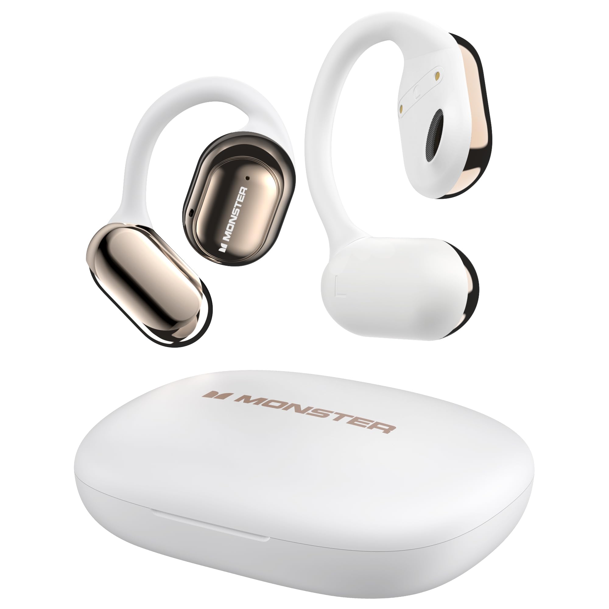 

Hearing Air Conduction Monster Fully Wireless Bluetooth No Air Bluetooth Sound Leakage 16mm Touch Automatic 30 Hours of Fast IPX5 [Innovative