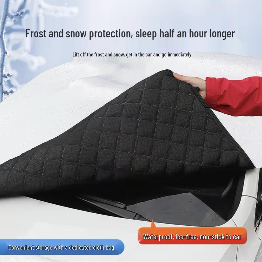 Car Windshield Sunshade Insulation & Snow Shield Curtain