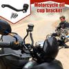 Motorcycle Reservoir Oil Cup Bracket Vibration Dampening Brake Reservoir Bracket For Motorcycle Riding For Daily Commutes City